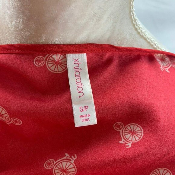 Xhilaration Elastic Waist Bicycle Print Dress S - Picture 7 of 8